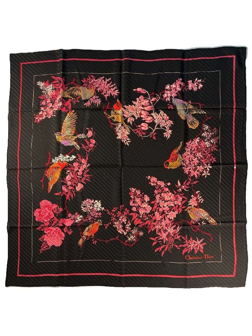 Vintage Christian Dior Silk Scarf
